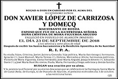 Xavier López de Carrizosa y Domecq